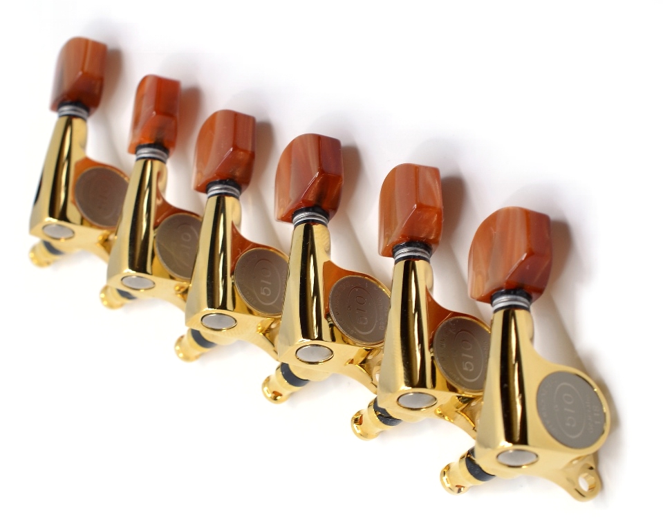 Gotoh SGS510Z-P8 Guitar Tuners 6L Gold